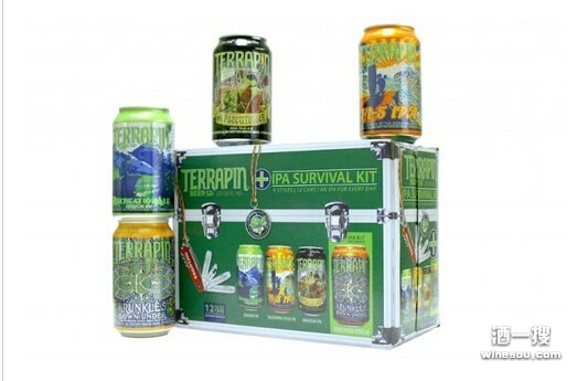 Terrapin Beer Co.. “IPA Survival Kit”, Athens, Georgia, US