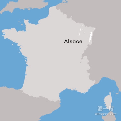 法国12大葡萄酒产区，产区概况图