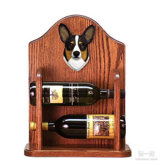 葡萄酒收藏架,红酒收纳架,狗狗红酒架