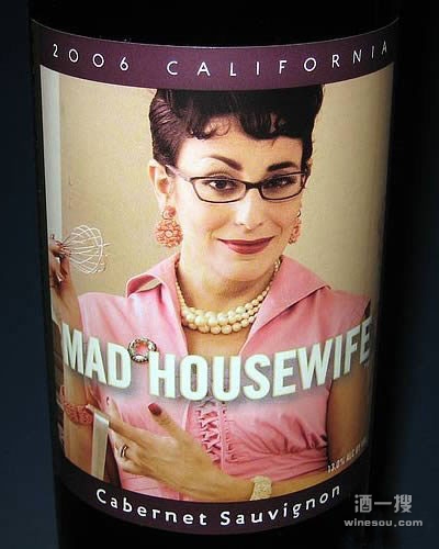 葡萄酒品牌名：疯狂主妇（Mad Housewife）
