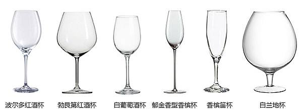 葡萄酒酒杯类型
