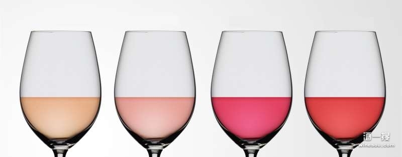 桃红葡萄酒颜色变化