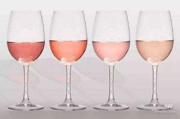 桃红葡萄酒的颜色