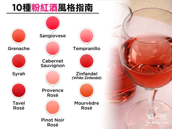 10种桃红葡萄酒的风格指南